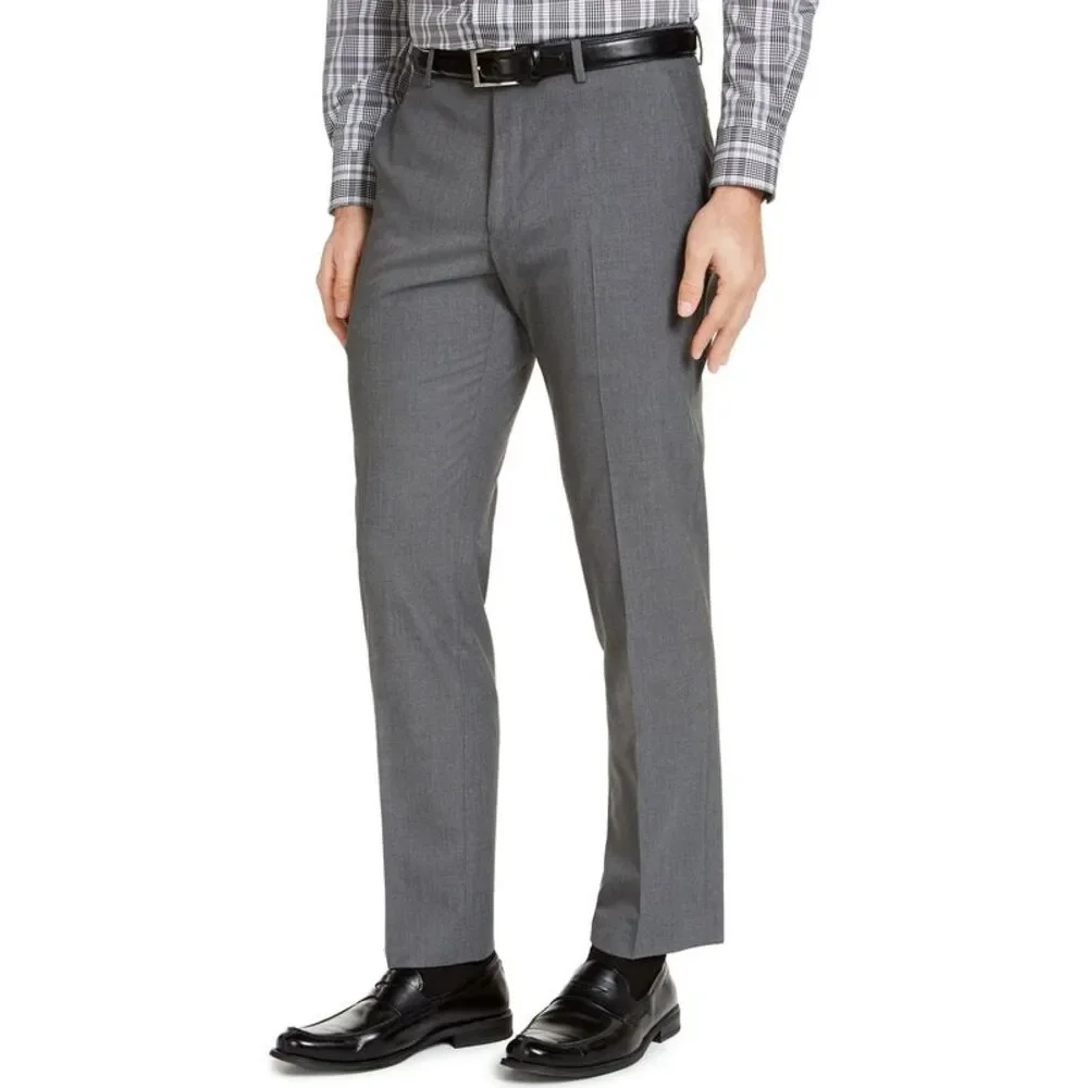 Izod Mens Classic-Fit Suits 38 Regular Grey Pants 32 Waist - NWT $395